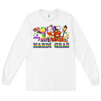 White my first mardi gras Long Sleeve Tee - LillyAllenDesigns