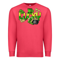 Cardinal Lucky St. Patrick's Day Premium Sweatshirt - HowdyJamesFarm