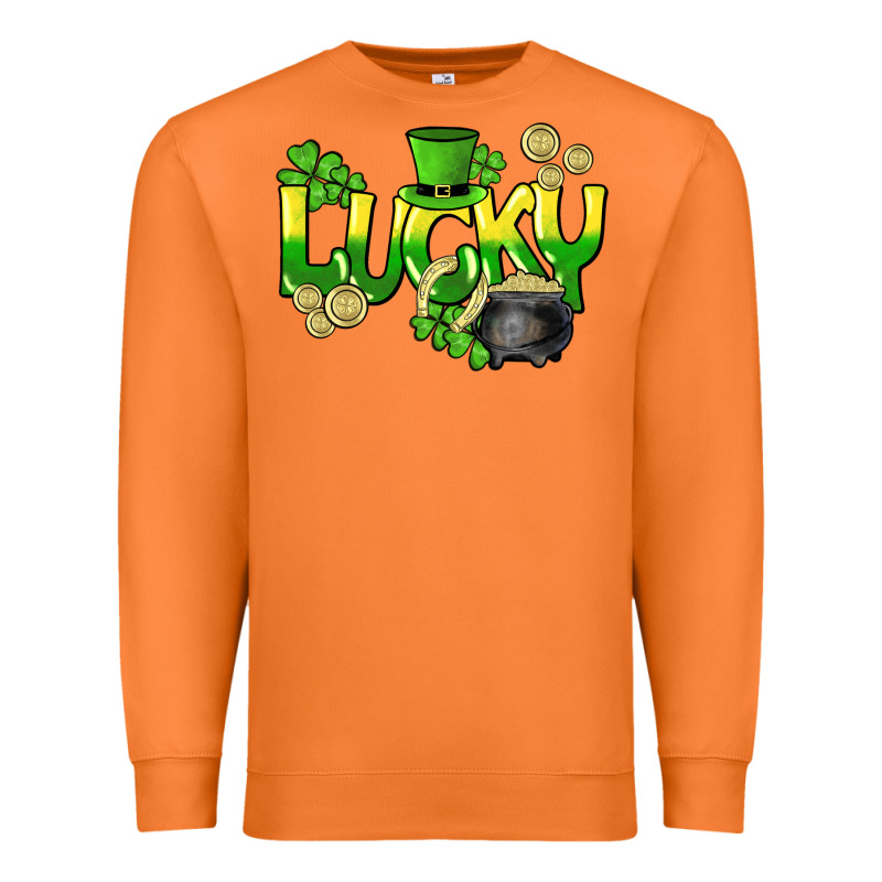 Lucky St. Patrick's Day Premium Sweatshirt by HowdyJamesFarm | Teevron