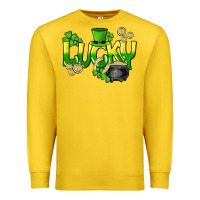 Lemon Lucky St. Patrick's Day Premium Sweatshirt - HowdyJamesFarm
