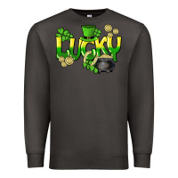 Smoke Lucky St. Patrick's Day Premium Sweatshirt - HowdyJamesFarm