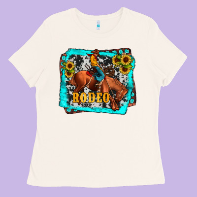 Western Rodeo Ladies Tee Designed By Jahusdesignshop
