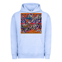 Pigment Grape Ice african ankara zebra seamless pattern Urban Hoodie - BundleAndBundleShop