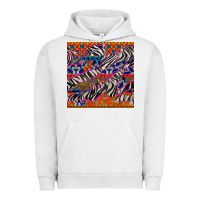 Pigment Lunar Rock african ankara zebra seamless pattern Urban Hoodie - BundleAndBundleShop