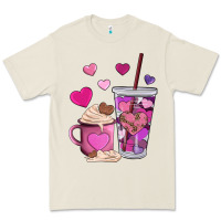 Bone valentines day heart coffe Premium Tee - AdoDesignShop