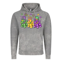 Cloud Rock mardi gras bead dogs Vintage Hoodie - MaliasSmallBusiness