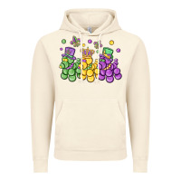 Vintage Artic mardi gras bead dogs Vintage Hoodie - MaliasSmallBusiness