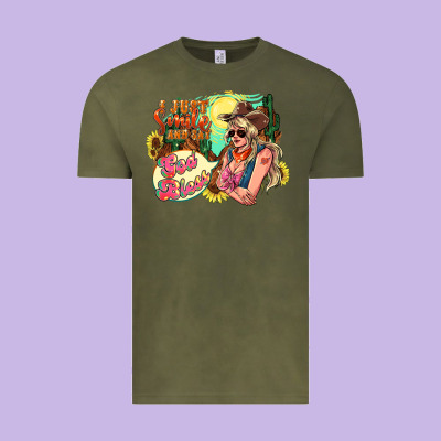 I Just Smile And Say God Bless Vintage Tee Designed By Nancycooperartshop