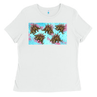 White dinosaur stegosaurus sippy cup Ladies Tee - Artiststas