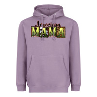 Lavender American Mama  Mother's Day Heavyweight Hoodie - CowGirlArtShop