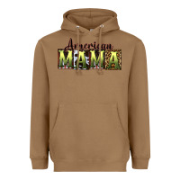 Toasted Coconut American Mama  Mother's Day Heavyweight Hoodie - CowGirlArtShop