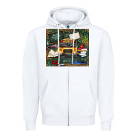 White school bus back to school Zipper Hoodie - texasbilliewilder