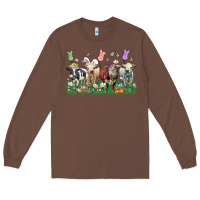 Chestnut easter cow Long Sleeve Tee - LillyAllenDesigns