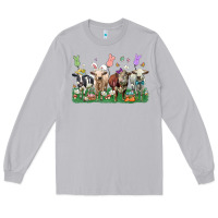 Moon Dust easter cow Long Sleeve Tee - LillyAllenDesigns