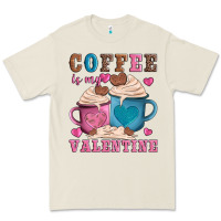 Bone valentines day coffe is my valentine Premium Tee - AdoDesignShop
