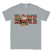 Heather Grey home Christmas farm animals Classic Tee - CowhideDigitalArt