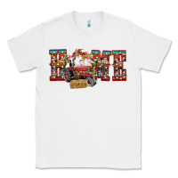 White home Christmas farm animals Classic Tee - CowhideDigitalArt