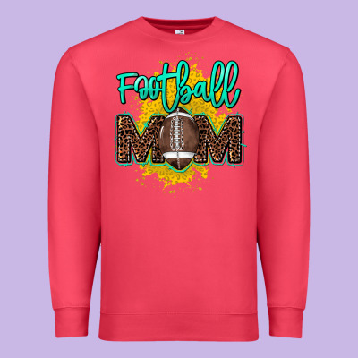 Football Mom Mother's Day Premium Sweatshirt Designed By Howdyjamesfarm