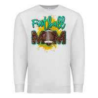 Oatmeal Heather Football Mom mother's day Premium Sweatshirt - HowdyJamesFarm
