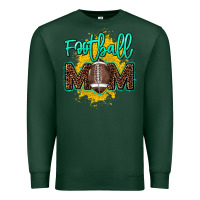 Sports Green Football Mom mother's day Premium Sweatshirt - HowdyJamesFarm