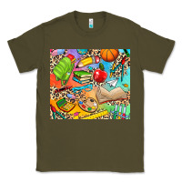 Army Green school elements Classic Tee - NancyCooperArtShop