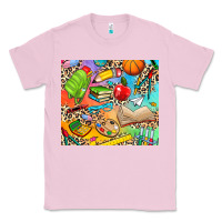 Bubblegum Pink school elements Classic Tee - NancyCooperArtShop