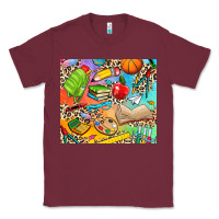 Burgundy school elements Classic Tee - NancyCooperArtShop