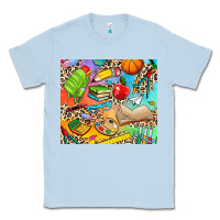 Dusty Blue school elements Classic Tee - NancyCooperArtShop