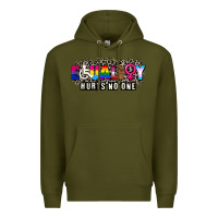 Army Green Pride equality hurts no one Premium Hoodie - CowGirlArtShop