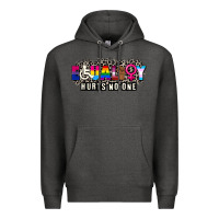 Charcoal Heather Pride equality hurts no one Premium Hoodie - CowGirlArtShop