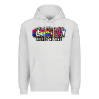 Dove Grey Pride equality hurts no one Premium Hoodie - CowGirlArtShop