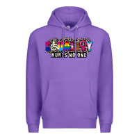 Purple Pride equality hurts no one Premium Hoodie - CowGirlArtShop