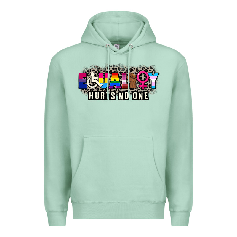 Pride Equality Hurts No One Premium Hoodie by CowGirlArtShop | Teevron