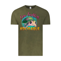 Vintage Olive im turtley adorable Vintage Tee - NancyCooperArtShop