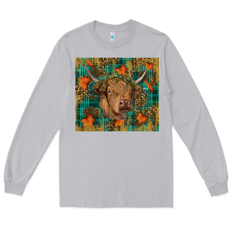 Western Fall Cow Long Sleeve Tee by RanaPortraitStore | Teevron