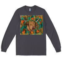 Smoke Western Fall Cow Long Sleeve Tee - RanaPortraitStore