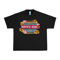 Black welcome to the fabulous happy girl avenue Urban Heavy Tee - MaliasSmallBusiness