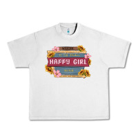 Lunar Rock welcome to the fabulous happy girl avenue Urban Heavy Tee - MaliasSmallBusiness