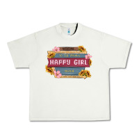 Pistachio welcome to the fabulous happy girl avenue Urban Heavy Tee - MaliasSmallBusiness