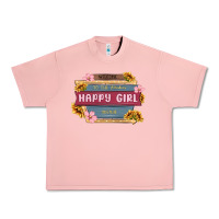 Salmon welcome to the fabulous happy girl avenue Urban Heavy Tee - MaliasSmallBusiness
