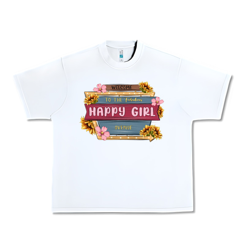 Welcome To The Fabulous Happy Girl Avenue Urban Heavy Tee by MaliasSmallBusiness | Teevron