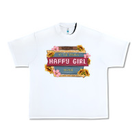 White welcome to the fabulous happy girl avenue Urban Heavy Tee - MaliasSmallBusiness