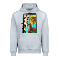 Heather Grey farm life alphabet lowercase letters l Urban Hoodie - BundleAndBundleShop