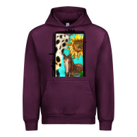 Mauve Wine farm life alphabet lowercase letters l Urban Hoodie - BundleAndBundleShop