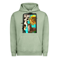 Pigment Oil Green farm life alphabet lowercase letters l Urban Hoodie - BundleAndBundleShop