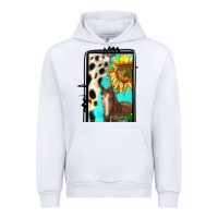 White farm life alphabet lowercase letters l Urban Hoodie - BundleAndBundleShop