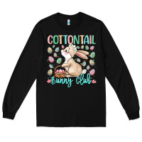 Black cottontail bunny club Long Sleeve Tee - LillyAllenDesigns