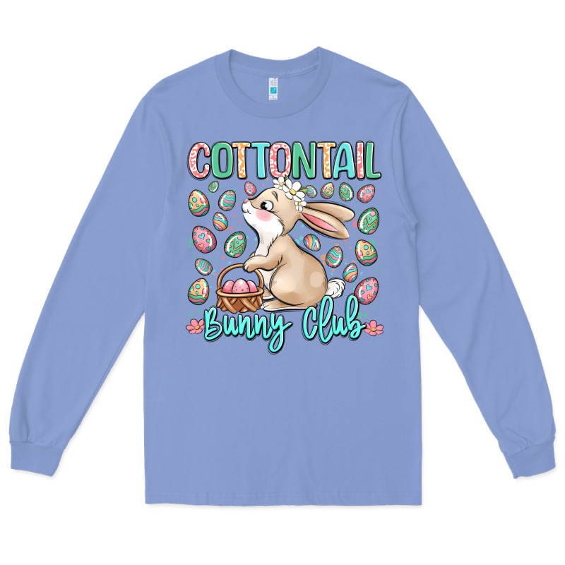 Cottontail Bunny Club Long Sleeve Tee by LillyAllenDesigns | Teevron