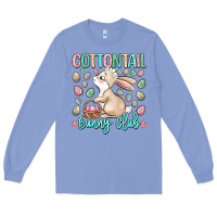Colony Blue cottontail bunny club Long Sleeve Tee - LillyAllenDesigns