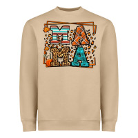 Mushroom Fall Autumn Leopard Mama Heavyweight Sweatshirt - LillyAllenDesigns
